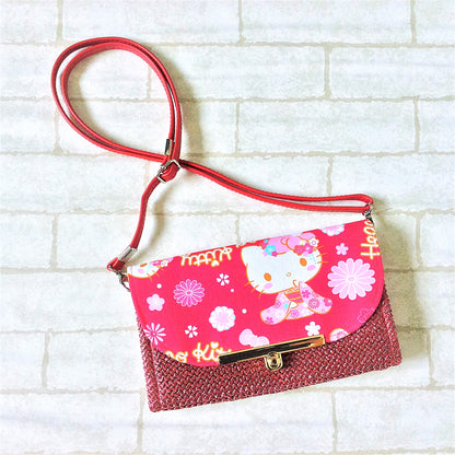 Elegant Sling Ang Bao Organizer with shoulder sling |  Flap Pouch for Red Packets | Sling HK Organiser 40 Red Packets | HK Design 22B28