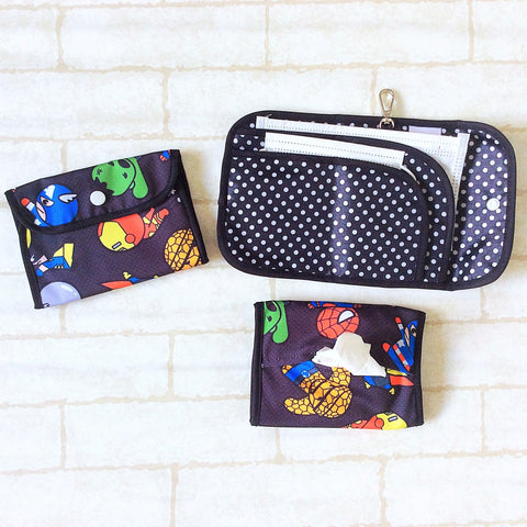 READY STOCK: SURGICAL MASK POUCH | 2 in 1 Surgical Mask Wallet cum Tissue Pouch | Design 2B08