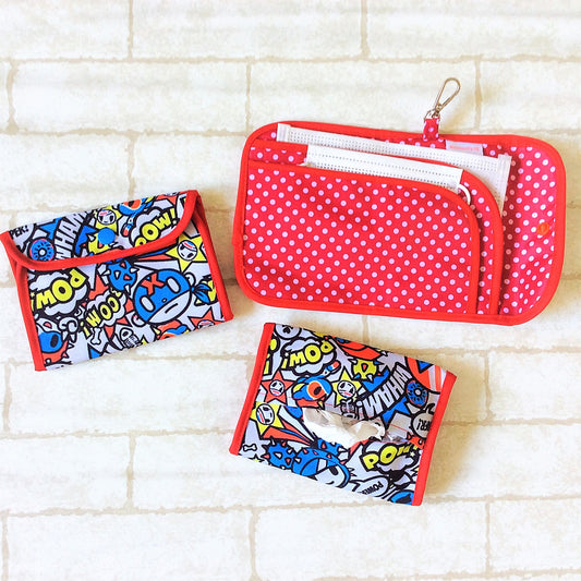 READY STOCK: SURGICAL MASK POUCH | 2 in 1 Surgical Mask Wallet cum Tissue Pouch | Design 2B10