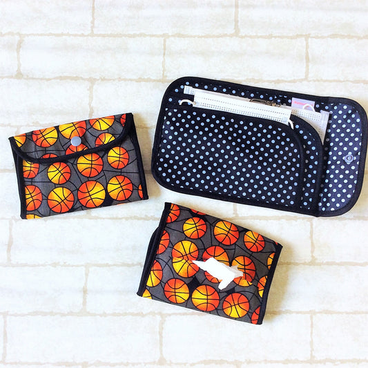 READY STOCK: SURGICAL MASK POUCH | 2 in 1 Surgical Mask Wallet cum Tissue Pouch | Design 2B18