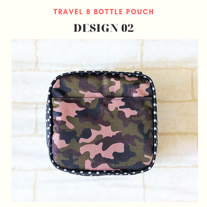Essential Oil Bottle Travel Pouch | 8 Bottle Essential Oil Pouch | 12 Bottle Essential Oil Pouch | Army Design 02