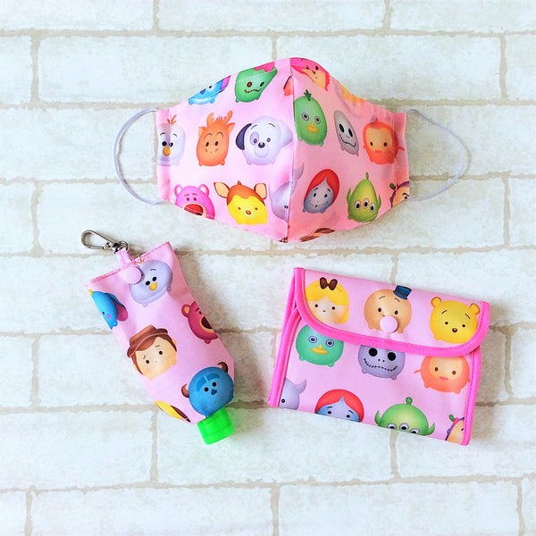 READY STOCK: SURGICAL MASK POUCH | 2 in 1 Surgical Mask Wallet cum Tissue Pouch | Design 4B18