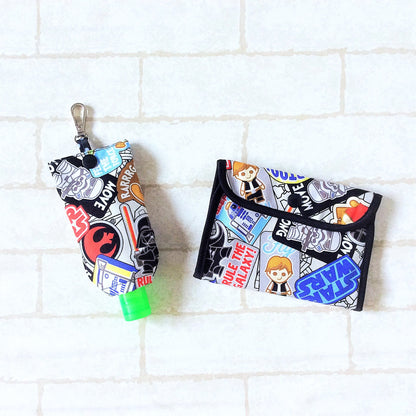 READY STOCK: SURGICAL MASK POUCH | 2 in 1 Surgical Mask Wallet cum Tissue Pouch | Design 4B25
