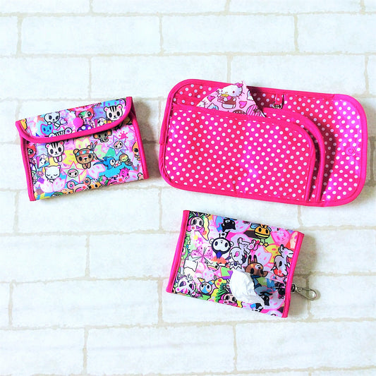 READY STOCK: SURGICAL MASK POUCH | 2 in 1 Surgical Mask Wallet cum Tissue Pouch | Design 4B23
