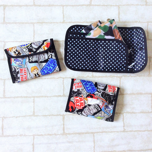 READY STOCK: SURGICAL MASK POUCH | 2 in 1 Surgical Mask Wallet cum Tissue Pouch | Design 4B25
