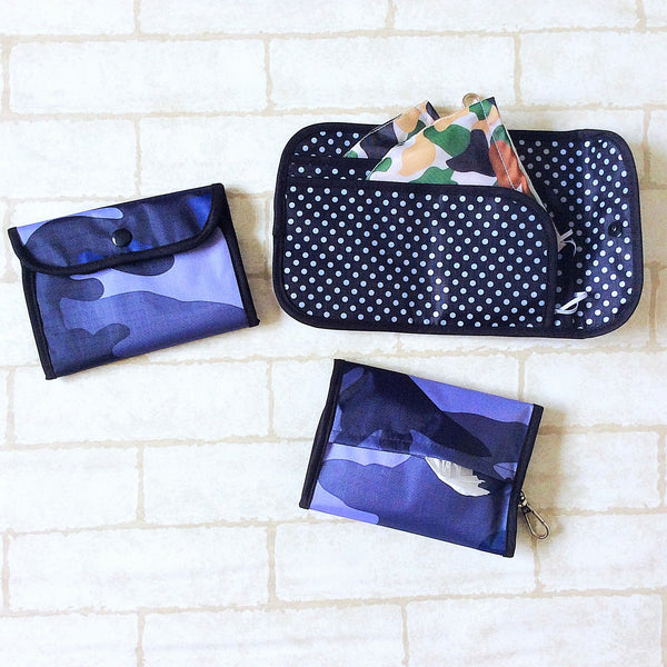 READY STOCK: SURGICAL MASK POUCH | 2 in 1 Surgical Mask Wallet cum Tissue Pouch | Design 4B27
