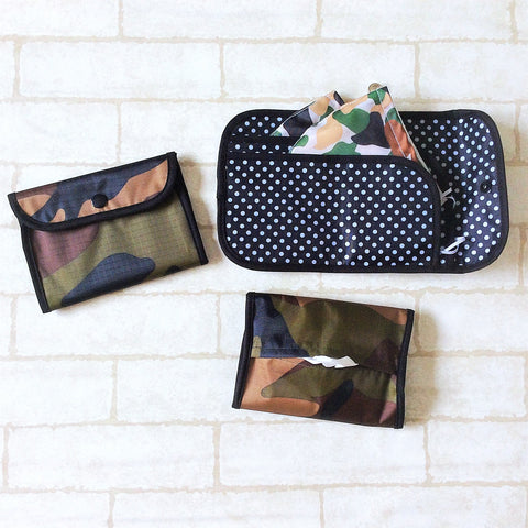 READY STOCK: SURGICAL MASK POUCH | 2 in 1 Surgical Mask Wallet cum Tissue Pouch | Design 4B29