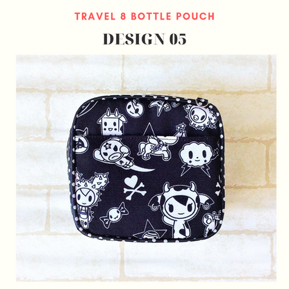 Essential Oil Bottle Travel Pouch | 8 Bottle Essential Oil Pouch | 12 Bottle Essential Oil Pouch | TKDK Design 05