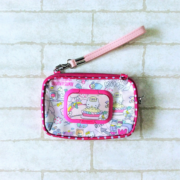 SLIM WET AND DRY Pocket Tissue Wallet Pouch | WET AND DRY Pocket Tissue Pouch | SLIM Pocket Wet and Dry Hello Kitty Design 8B03