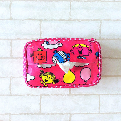 Kleenex WET AND DRY Tissue Holder | Kleenex Tissue 2in1 Pouch | Kleenex Wet and Dry Pink Little Missy Design 8B13