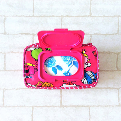 Kleenex WET AND DRY Tissue Holder | Kleenex Tissue 2in1 Pouch | Kleenex Wet and Dry Pink Little Missy Design 8B13