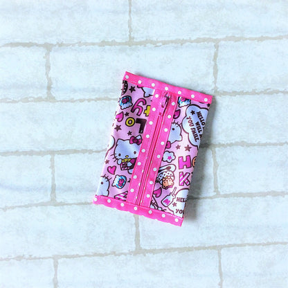 Waterproof 2 sided Wet and Dry Tissue Pouch (Pocket Size) | Pocket Tissue Pouch HK Design 9B01