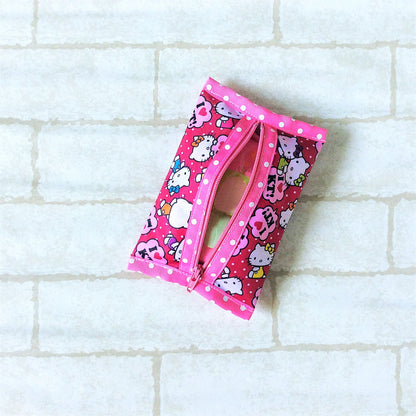 Waterproof 2 sided Wet and Dry Tissue Pouch (Pocket Size) | Pocket Tissue Pouch HK Design 9B02