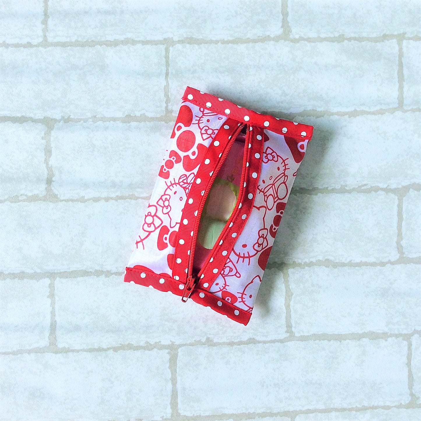 Waterproof 2 sided Wet and Dry Tissue Pouch (Pocket Size) | Pocket Tissue Pouch HK Design 9B03