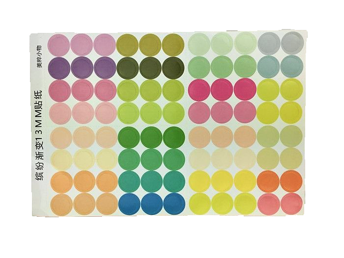 Waterproof Round Labels for Bottles | Essential Oil Bottles | Colored Labels