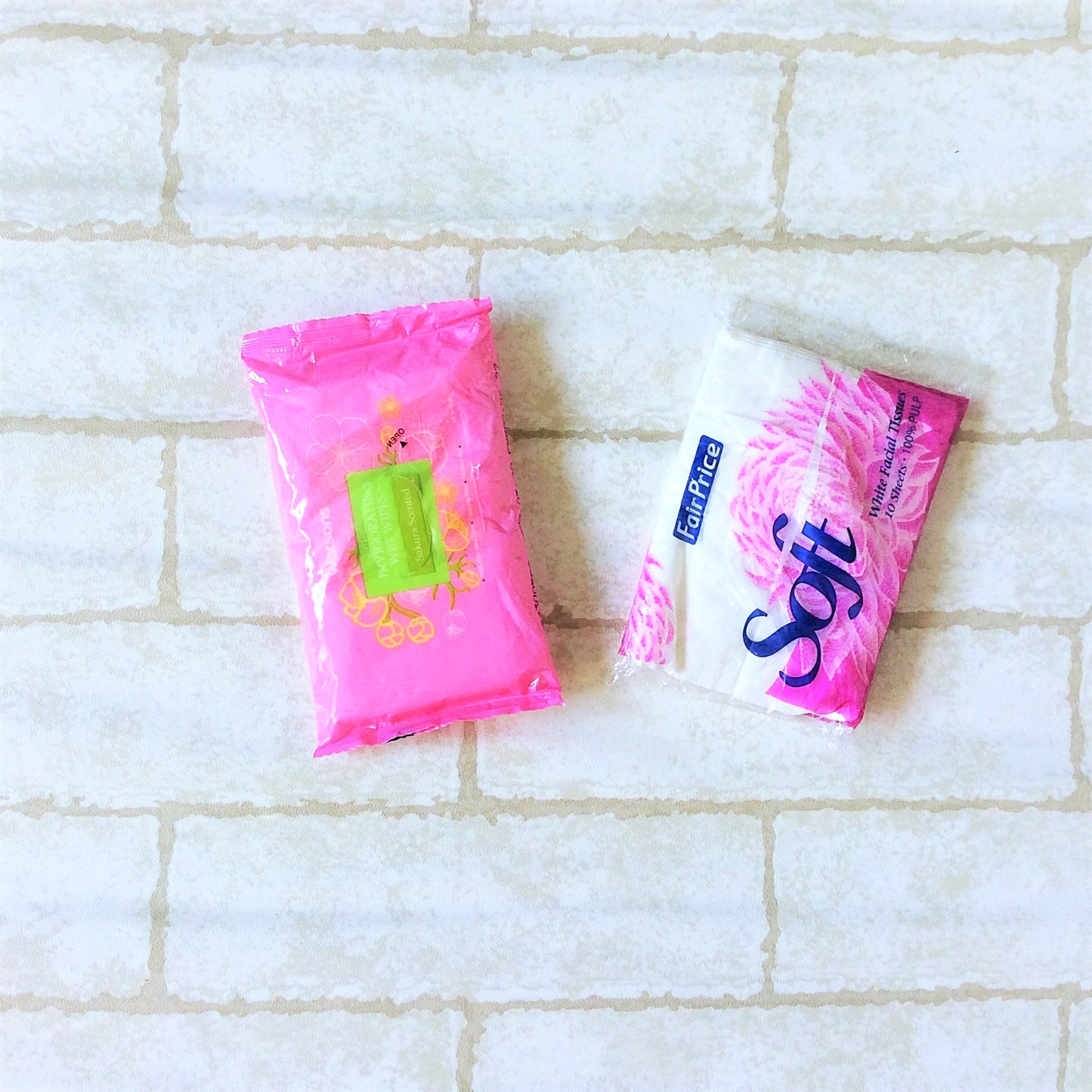 Waterproof 2 sided Wet and Dry Tissue Pouch (Pocket Size) | Pocket Tissue Pouch HK Design 9B04