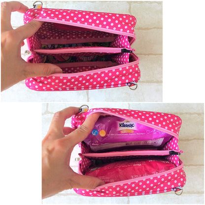 Kleenex WET AND DRY Tissue Holder | Kleenex Tissue 2in1 Pouch | Kleenex Wet and Dry LTS Design 8B19