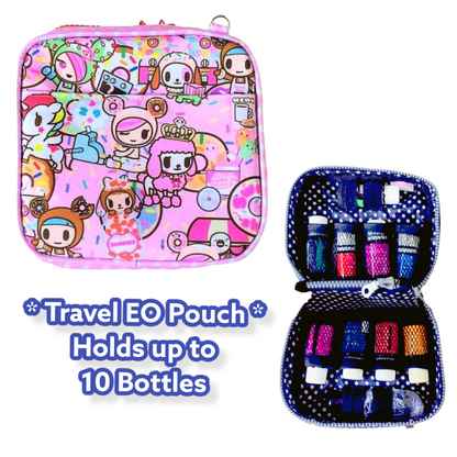 Essential Oil Bottle Travel Pouch | 8 Bottle Essential Oil Pouch | 12 Bottle Essential Oil Pouch | TKDK Design 07