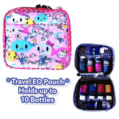 Essential Oil Bottle Travel Pouch | 8 Bottle Essential Oil Pouch | 12 Bottle Essential Oil Pouch | TKDK Design 06