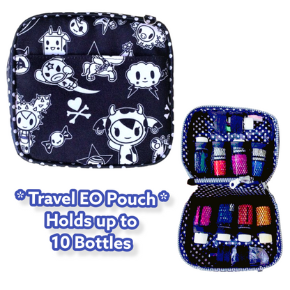 Essential Oil Bottle Travel Pouch | 8 Bottle Essential Oil Pouch | 12 Bottle Essential Oil Pouch | TKDK Design 05