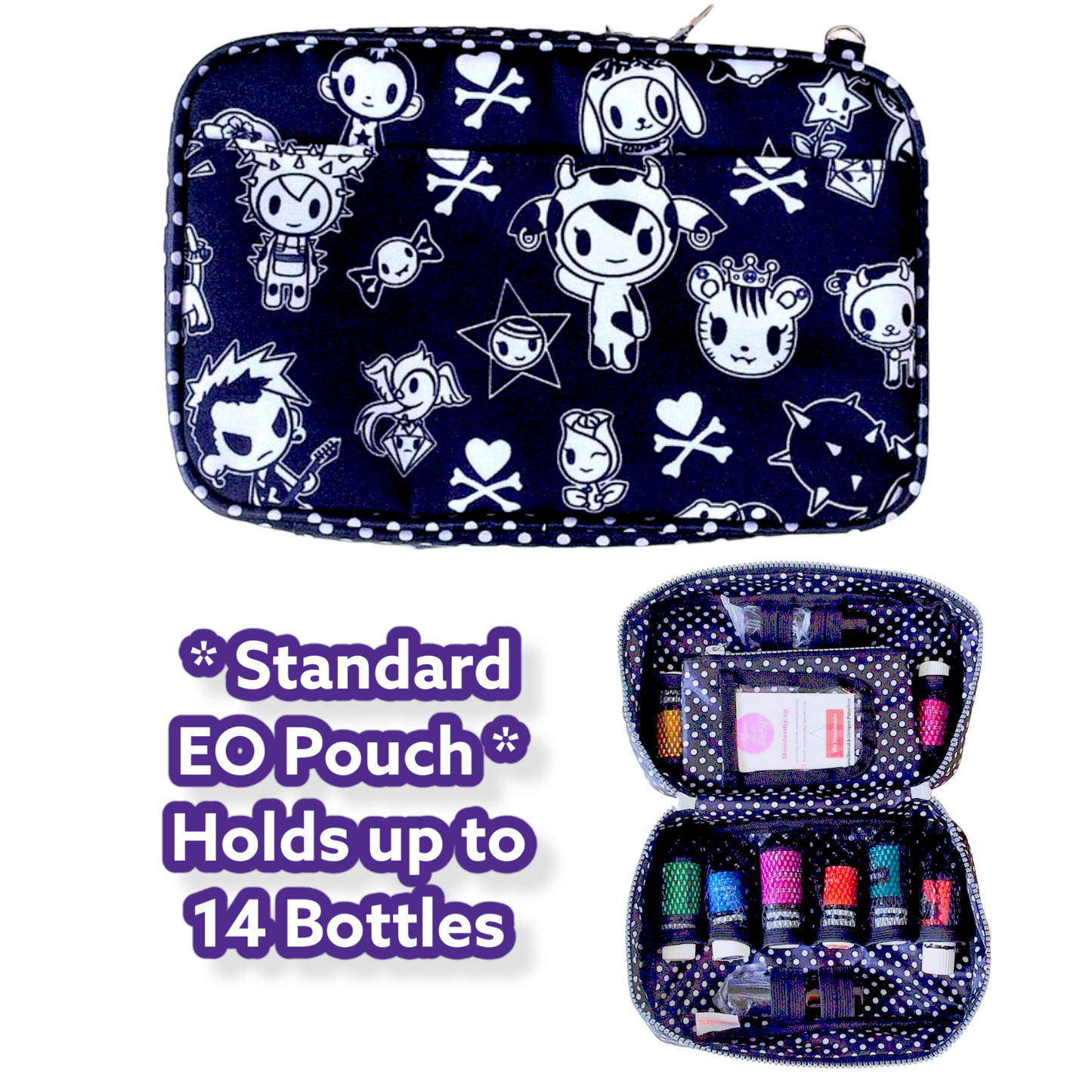 Essential Oil Bottle Travel Pouch | 8 Bottle Essential Oil Pouch | 12 Bottle Essential Oil Pouch | TKDK Design 05