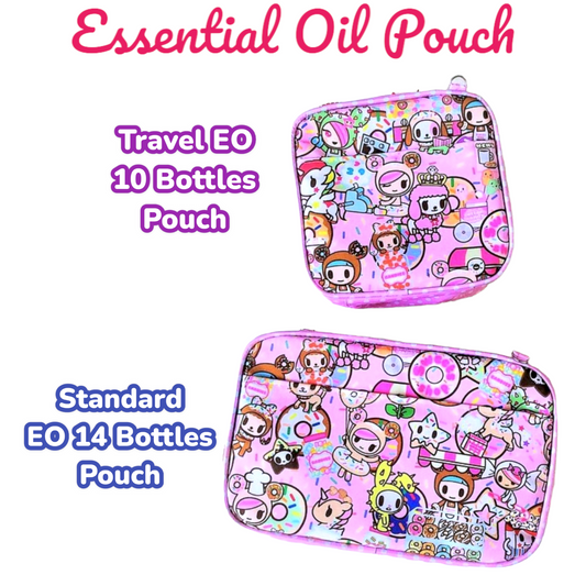 Essential Oil Bottle Travel Pouch | 8 Bottle Essential Oil Pouch | 12 Bottle Essential Oil Pouch | TKDK Design 07
