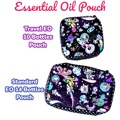 Essential Oil Bottle Travel Pouch | 8 Bottle Essential Oil Pouch | 12 Bottle Essential Oil Pouch | TKDK Design 04