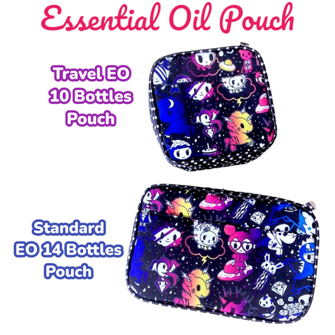 Essential Oil Bottle Travel Pouch | 8 Bottle Essential Oil Pouch | 12 Bottle Essential Oil Pouch | TKDK Design 03