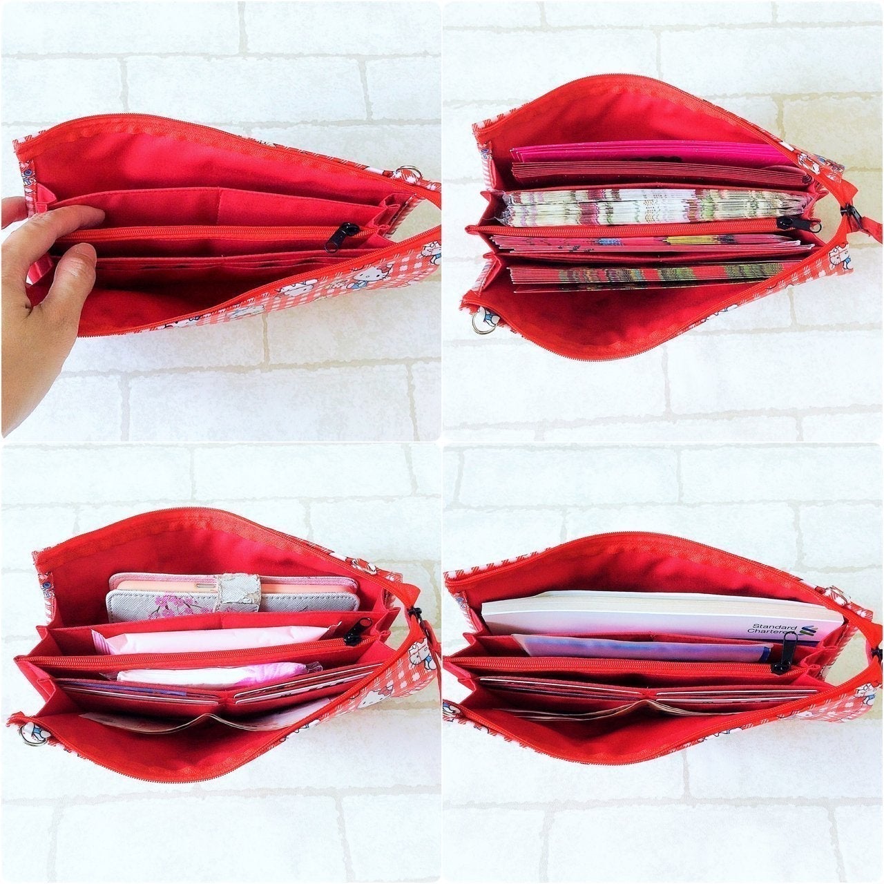 FLAP Ang Bao Organizer |  Pouch for Red Packets | Flap Organiser 50 Red Packets | Flap Unicorn ZodiacDesign 24B11